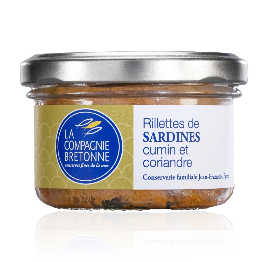 RILLETTES DE SARDINES CUMIN ET CORIANDRE