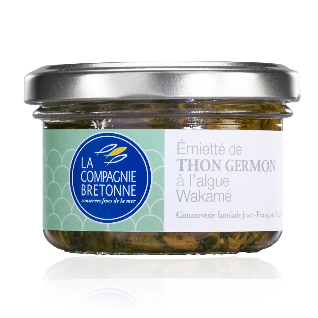 [0150] ÉMIETTÉ DE THON GERMON À L'ALGUE WAKAMÉ 90g