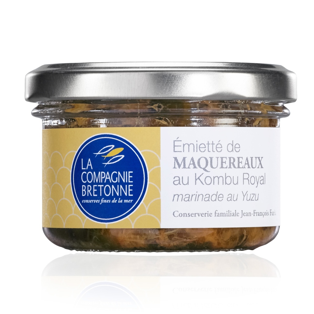 [0151] ÉMIETTÉ DE MAQUEREAUX AU KOMBU ROYAL ET MARINADE AU YUZU