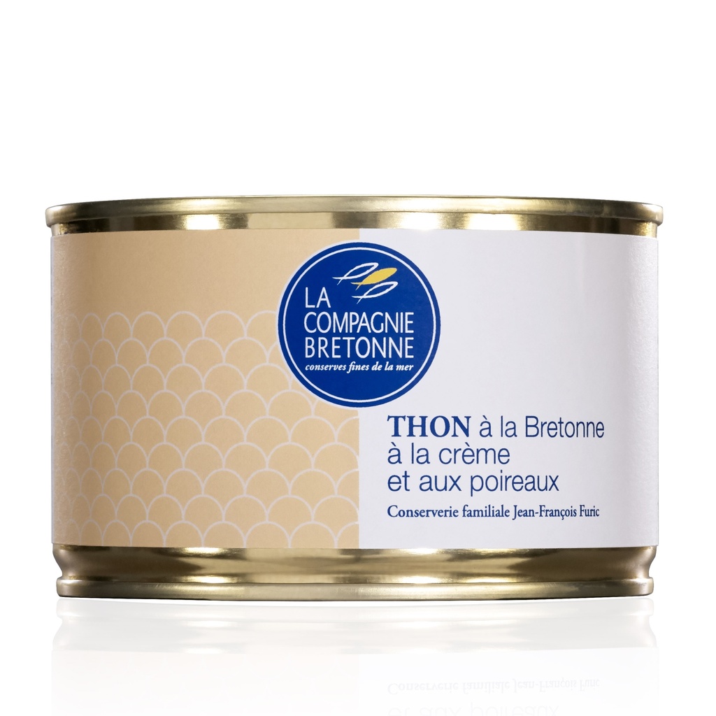 THON À LA BRETONNE, À LA CRÈME ET AUX POIREAUX 400g