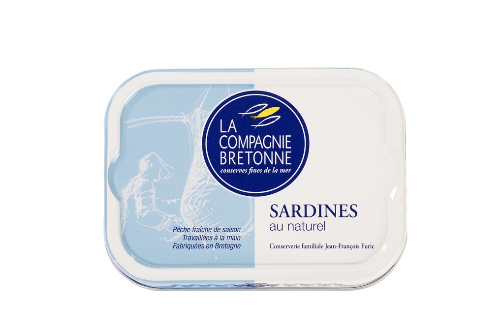 SARDINES AU NATUREL 115g