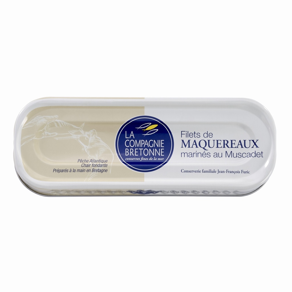 Filets de Maquereaux marinés au Muscadet 176g