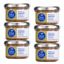 [2128] Lot de 6 Rillettes de sardines cumin et coriandre 90g