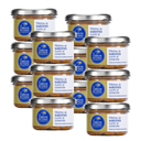 [2138] Lot de 12 Rillettes de Sardines cumin et coriandre 90g