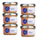 [2129] Lot de 6 Rillettes de saumon 90g