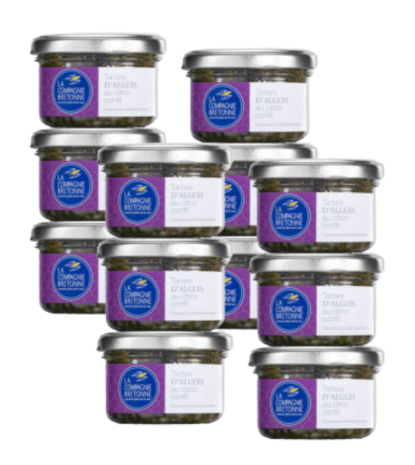 Lot de 12 Tartares d’algues au citron confit