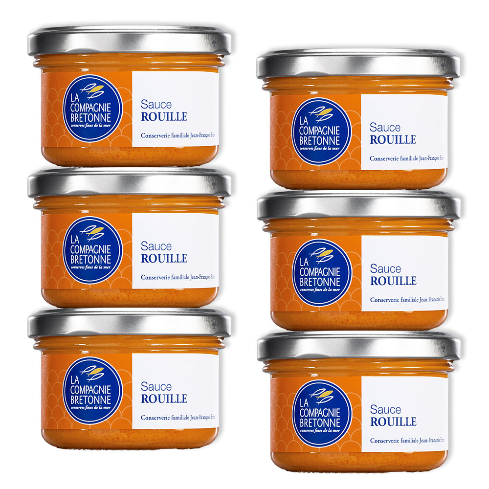Lot de 6 Sauces rouille