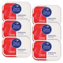 [2315] Lot de 6 Sardines à la tomate 115g