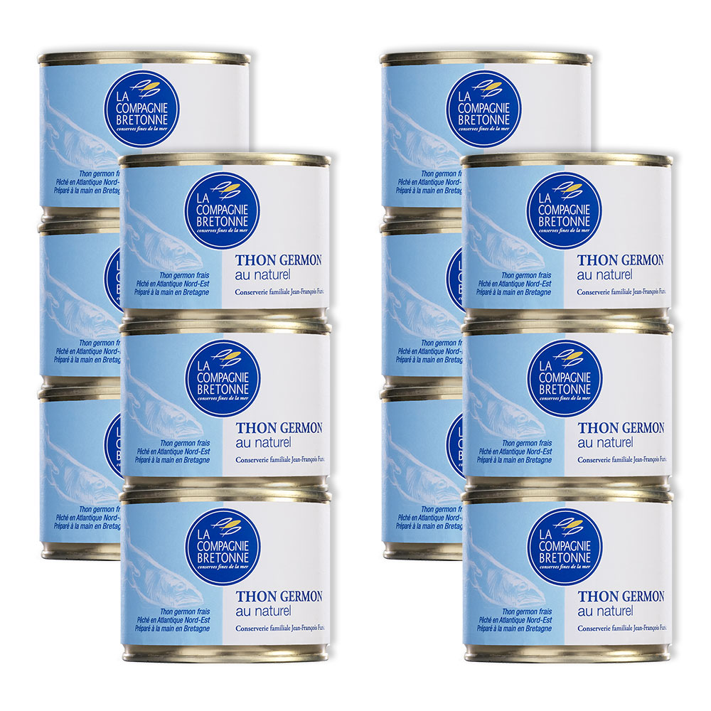 Lot de 12 Thon blanc Germon au naturel 200g