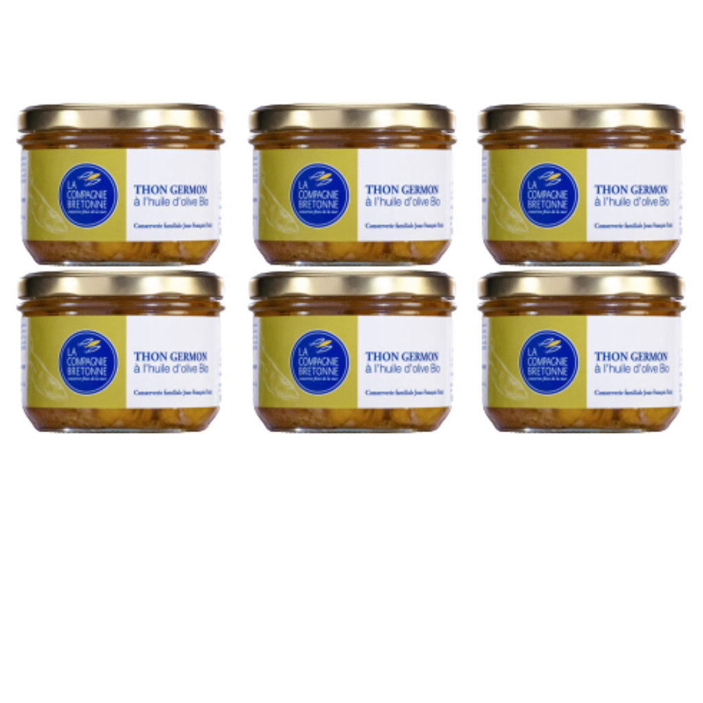 [2521] THON BLANC GERMON À L'HUILE D'OLIVE BIO 180g