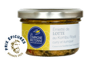 [0153] Émietté de lotte au kombu royal, curry et kumquat