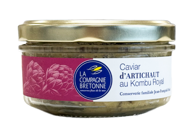 Caviar d'artichaut au kombu royal