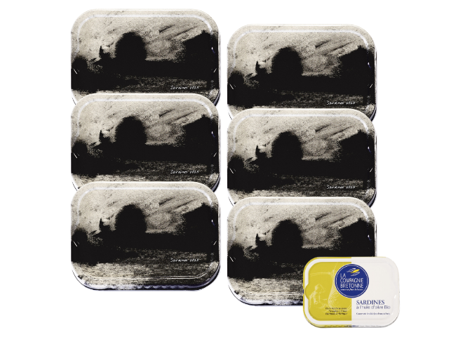 Lot de 6 sardines à l’huile d’olive vierge extra bio - millésime 2023