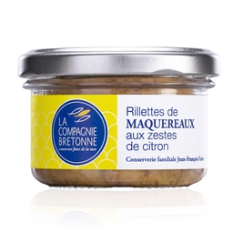 [0127] Rillettes de Maquereaux aux zestes de citron 90g