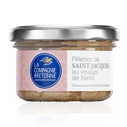 [0130] Rillettes de Saint-Jacques au vinaigre de Xérès 90g