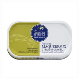 [0406] Filets de Maquereaux à l’huile d'olive bio 118g