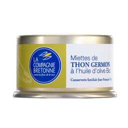 [0523] Miettes de Thon blanc Germon à l’huile d’olive bio 135g