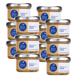 [2136] Lot de 12 Rillettes de Thon 90g