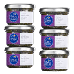 [2160] Lot de 6 Tartare d’algues au citron confit