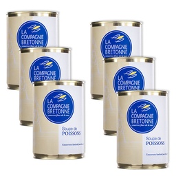 [2200] Lot de 6 Soupes de poissons 404g
