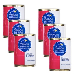 [2203] Lot de 6 Bisque de homard 404g