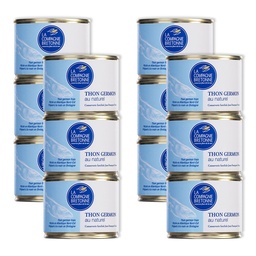 [2501] Lot de 12 Thon blanc Germon au naturel 200g