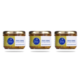 [1521] Lot de 3 Thon blanc Germon à l’huile d’olive Bio 180g