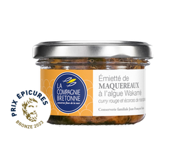 [0152] Emietté de Maquereaux Wakamé, curry rouge et mandarine