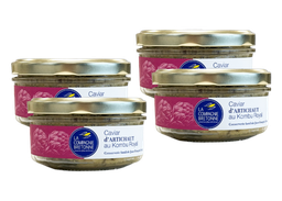 [2170] Lot de 4 caviars d'artichaut au kombu royal